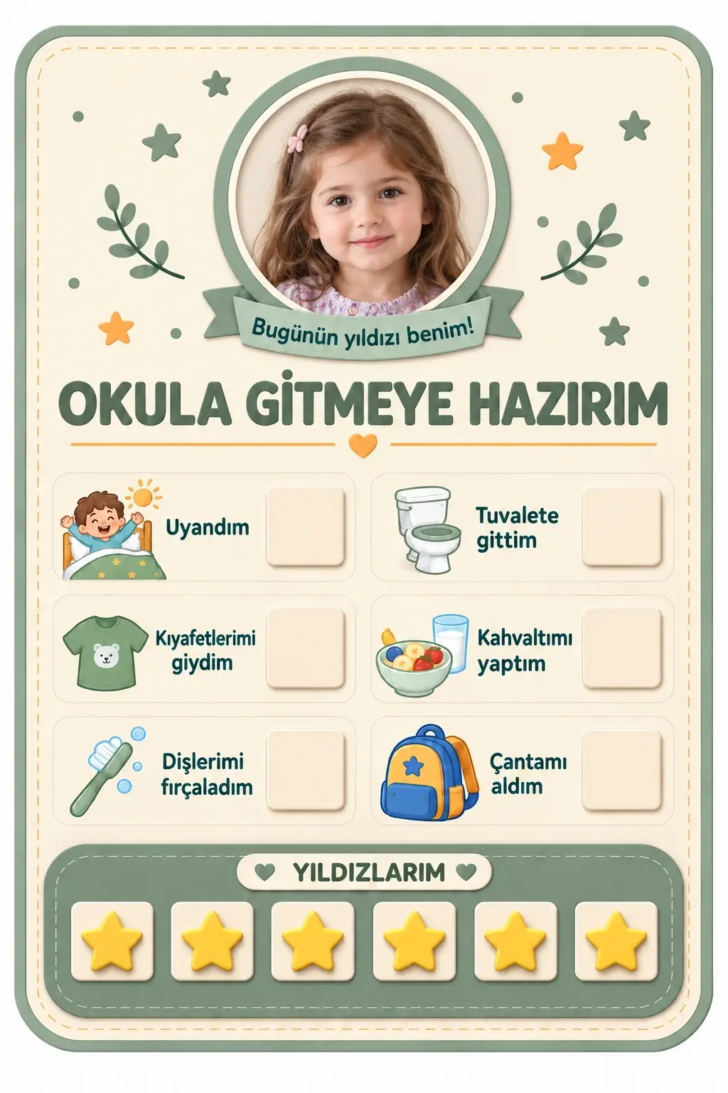 Okula Gitmeye Hazırım